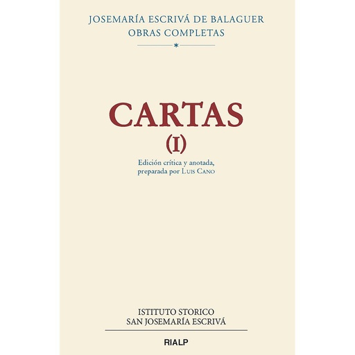 [9788432153136] Cartas I (edición crítico-histórica). Rústica